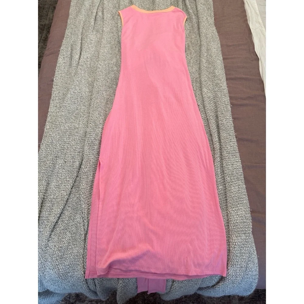 Color-block Bodycon Midi Dress